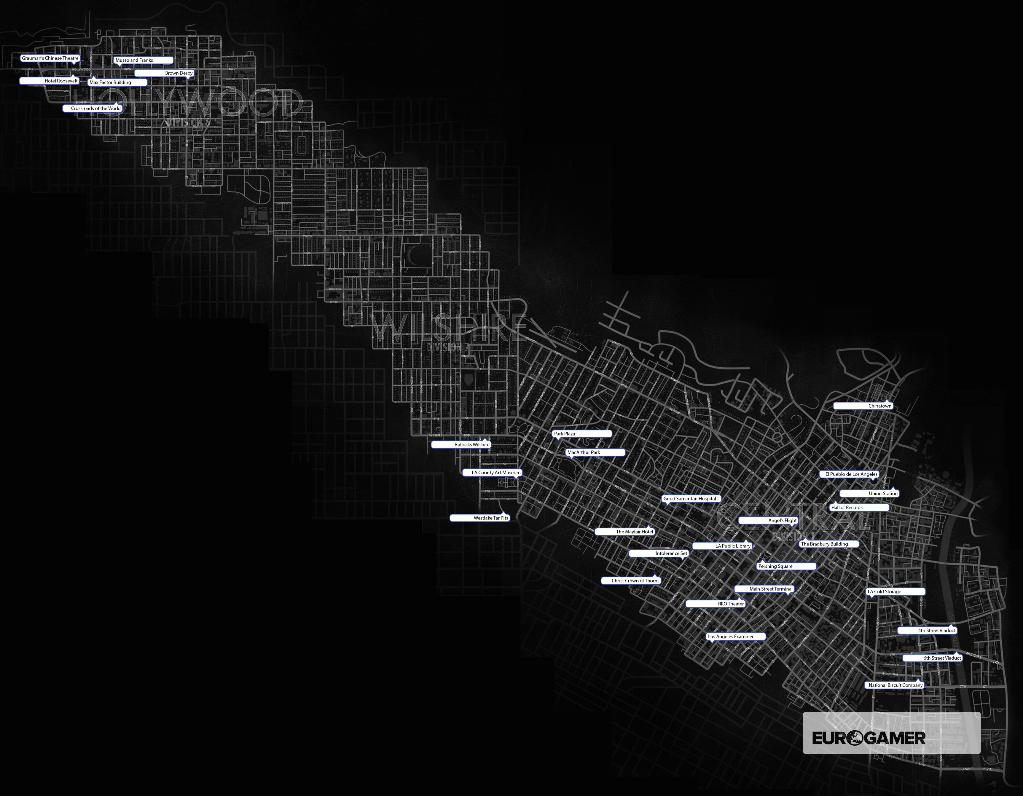 LA Noire Landmark locations Where to find all 30 places of interest